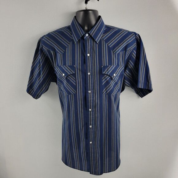 Ely Cattleman Other - Ely Cattleman pearl snap short sleeve button down shirt mens L 2993